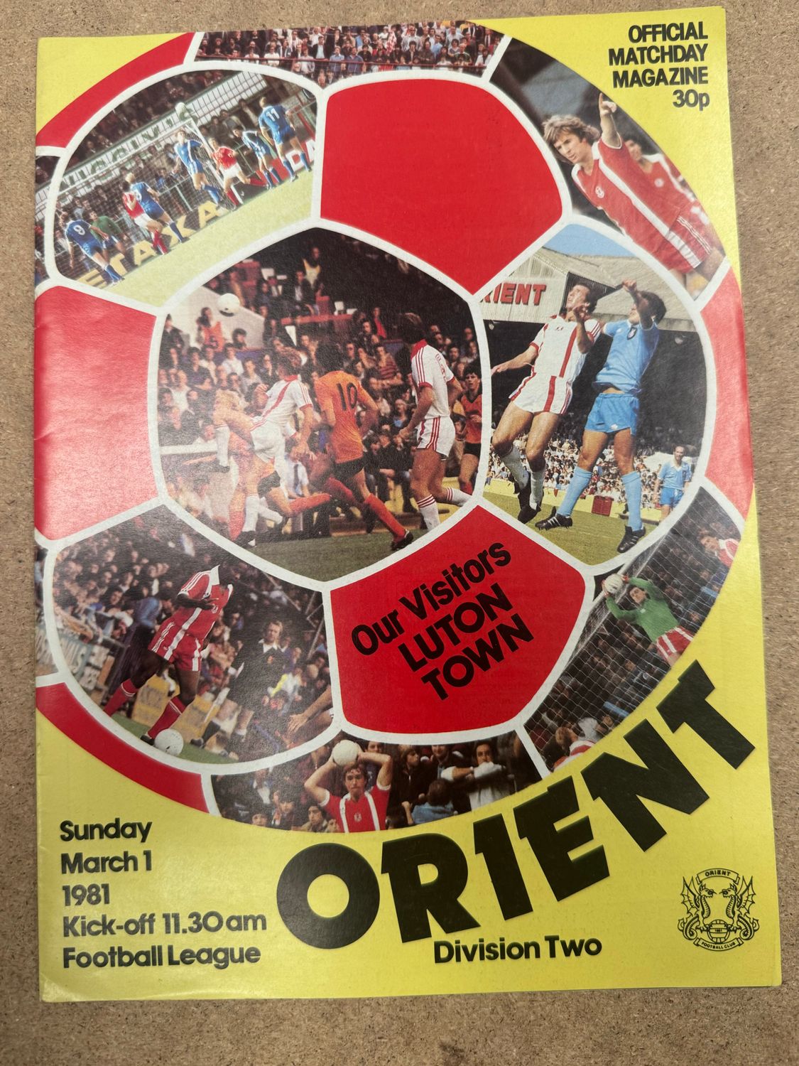 Leyton Orient v Luton Town - 1/3/81
