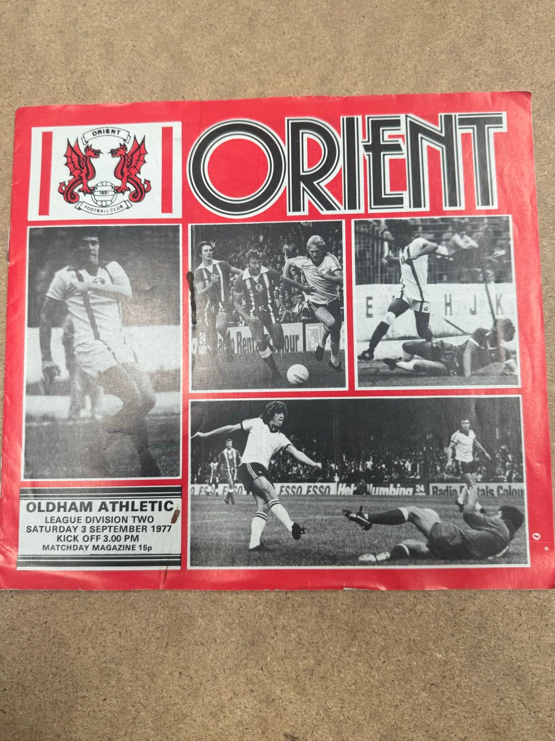 Leyton Orient v Oldham Athletic - 3/9/77