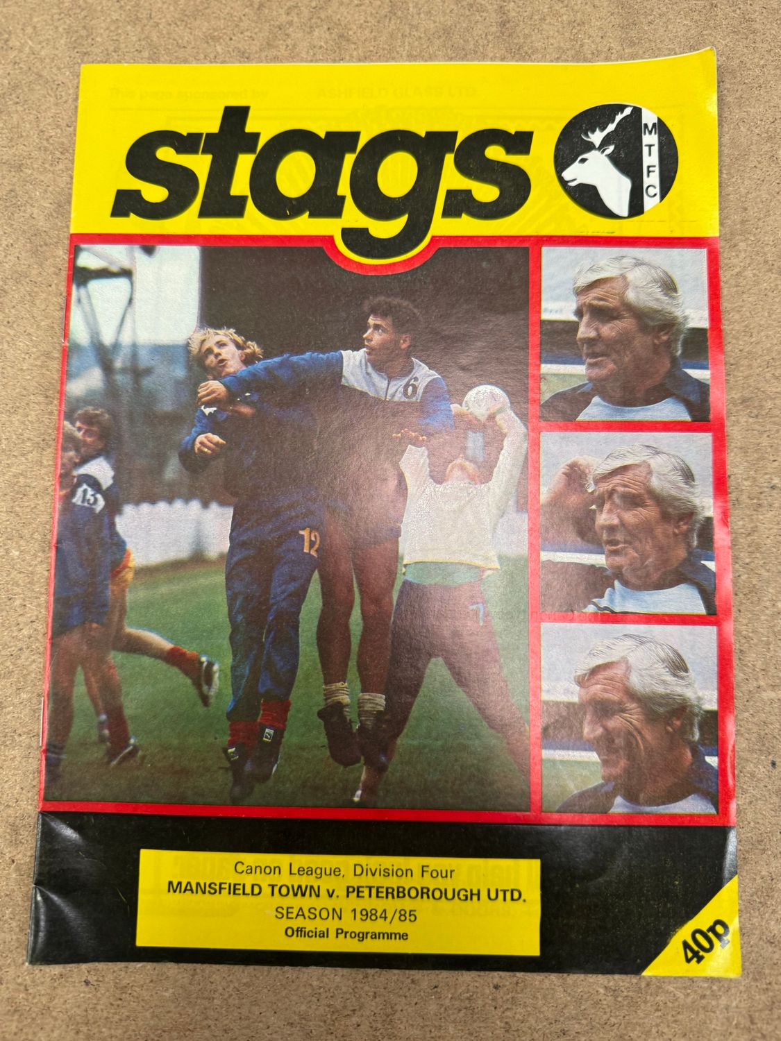 Mansfield Town v Peterborough United - 27/3/85