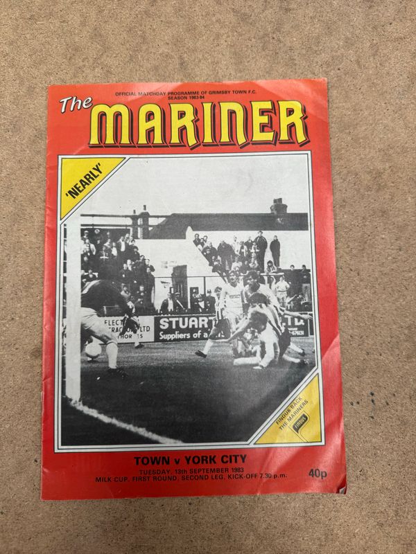 Grimsby Town v York City  - 13/9/83