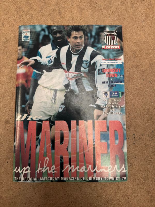 Grimsby Town v WBA  - 31/8/98