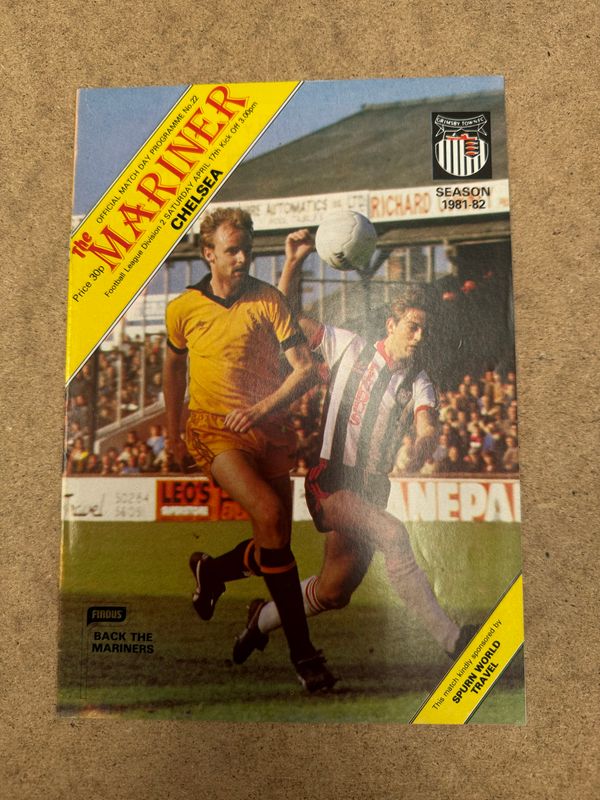 Grimsby Town v Chelsea  - 17/4/82