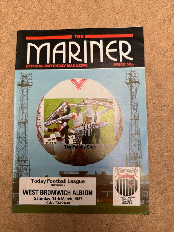 Grimsby Town v WBA  - 14/3/87