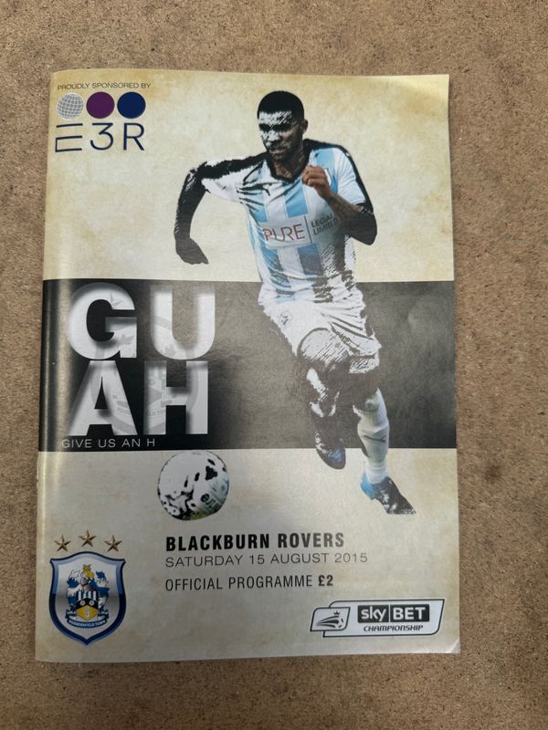 Huddersfield Town v Blackburn Rovers  - 15/8/15