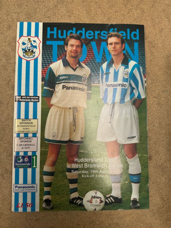 Huddersfield Town v WBA  - 19/4/97