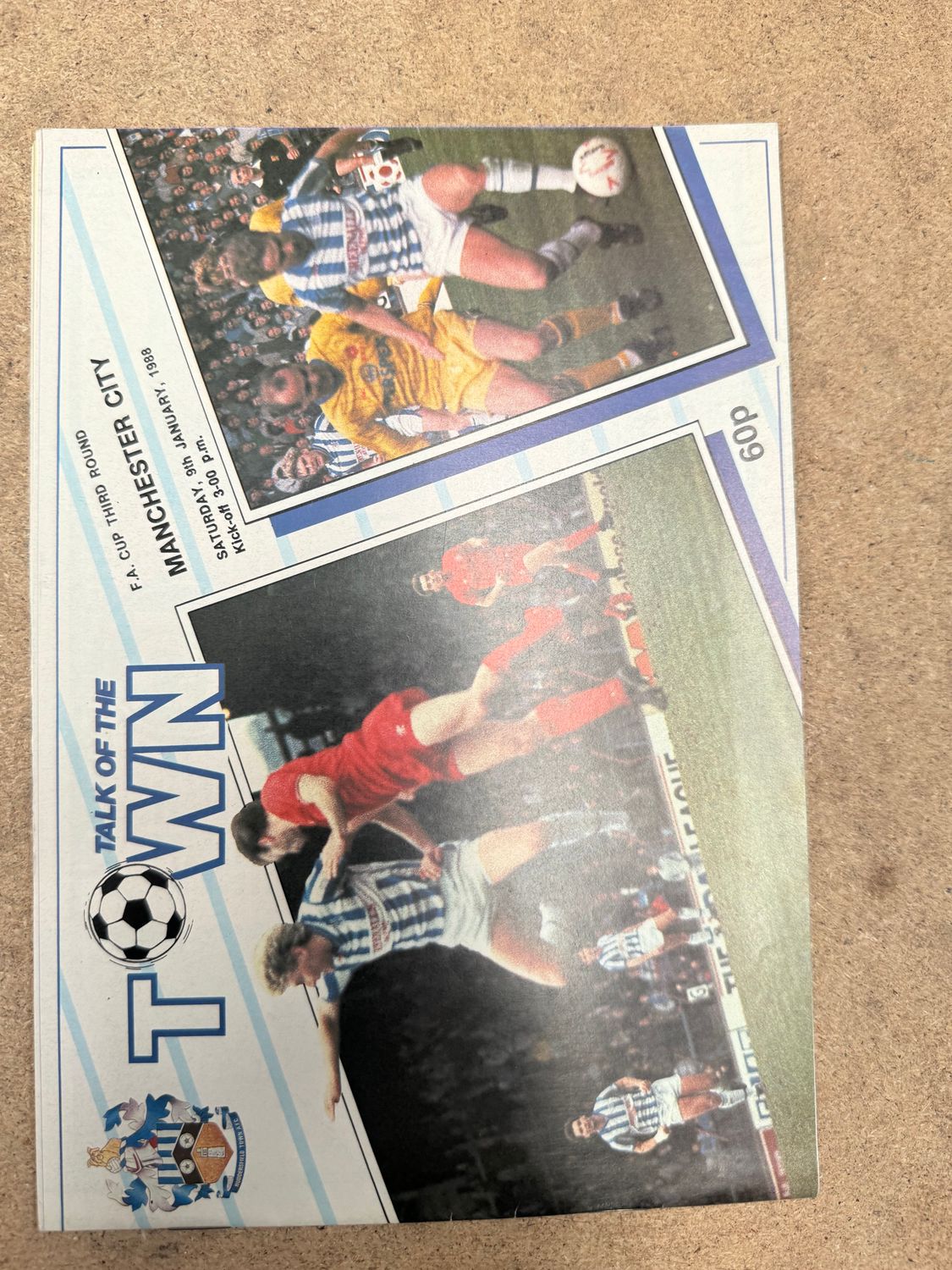Huddersfield Town v Manchester City  - 9/1/88