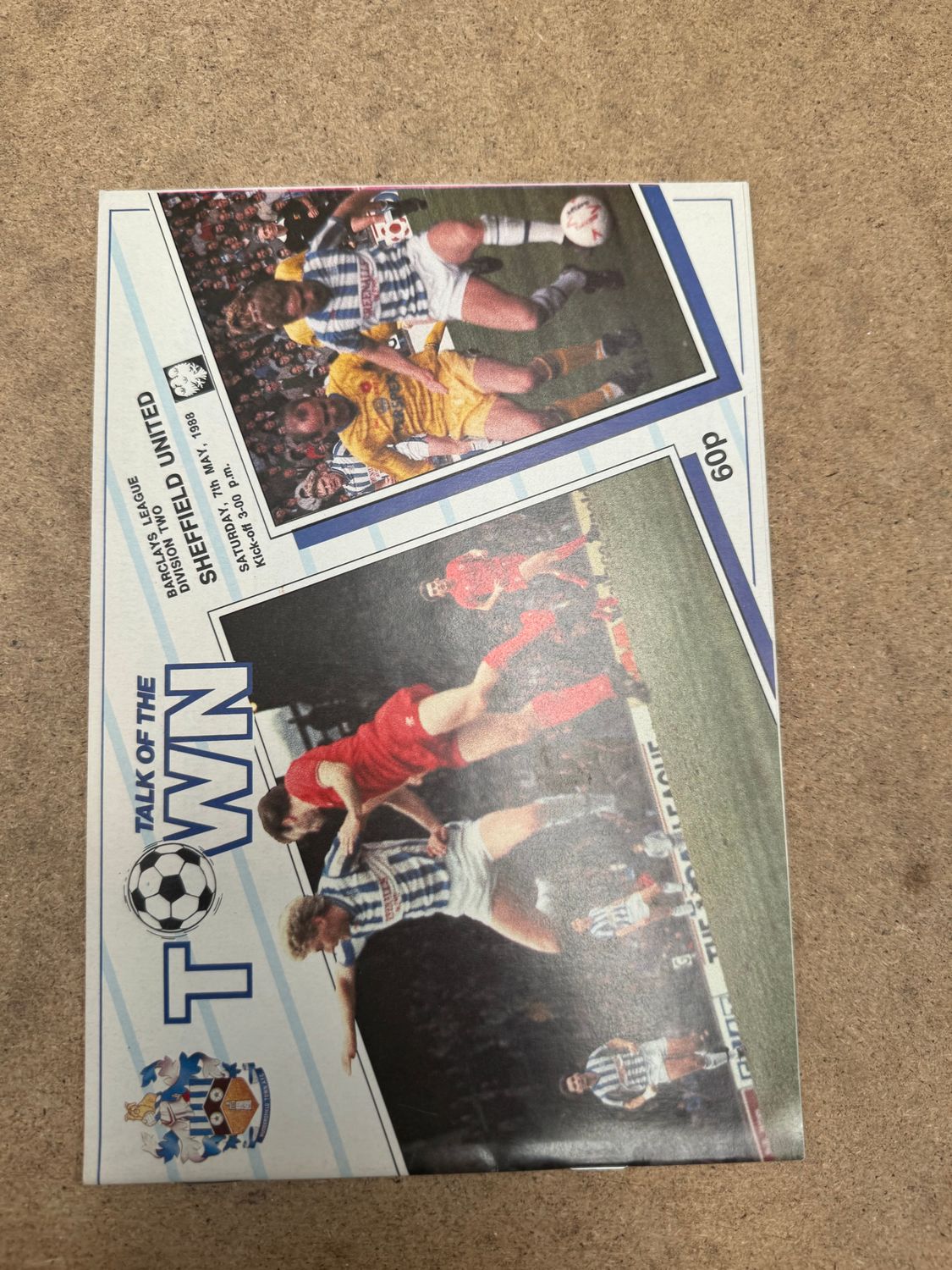 Huddersfield Town v Sheffield United  - 7/5/88