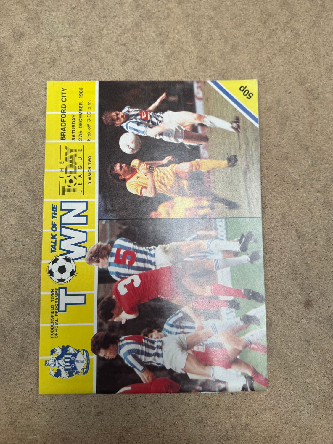 Huddersfield Town v Bradford City  - 27/12/86