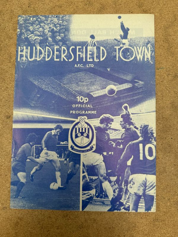 Huddersfield Town v Hartlepool - 3/1/77