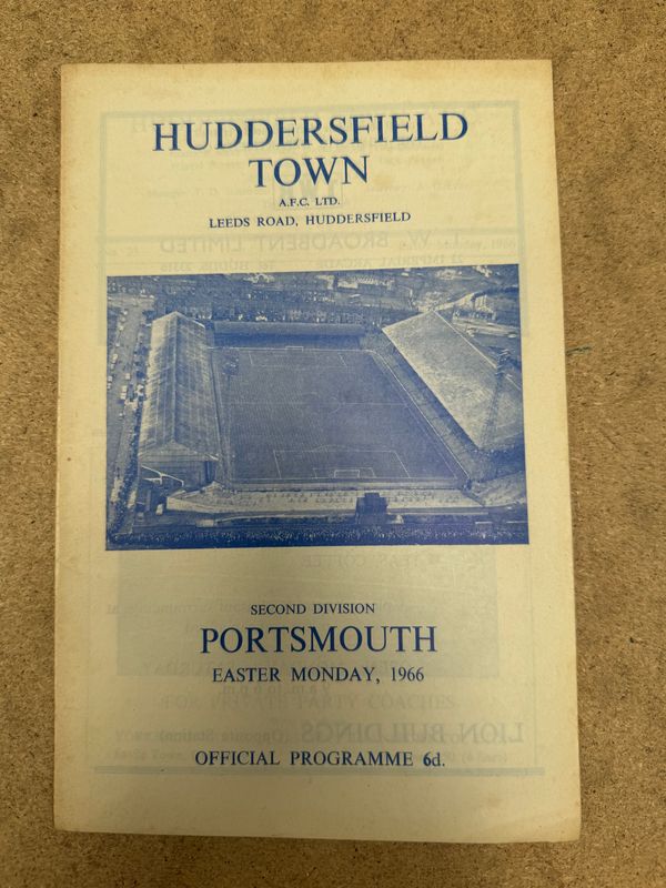 Huddersfield Town v Portsmouth - 11/4/66