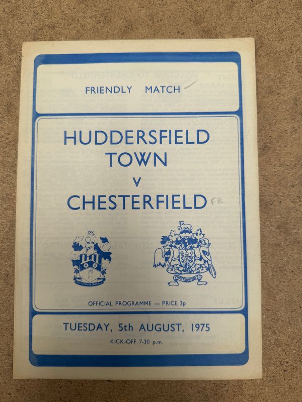 Huddersfield Town v Chesterfield - 5/8/75