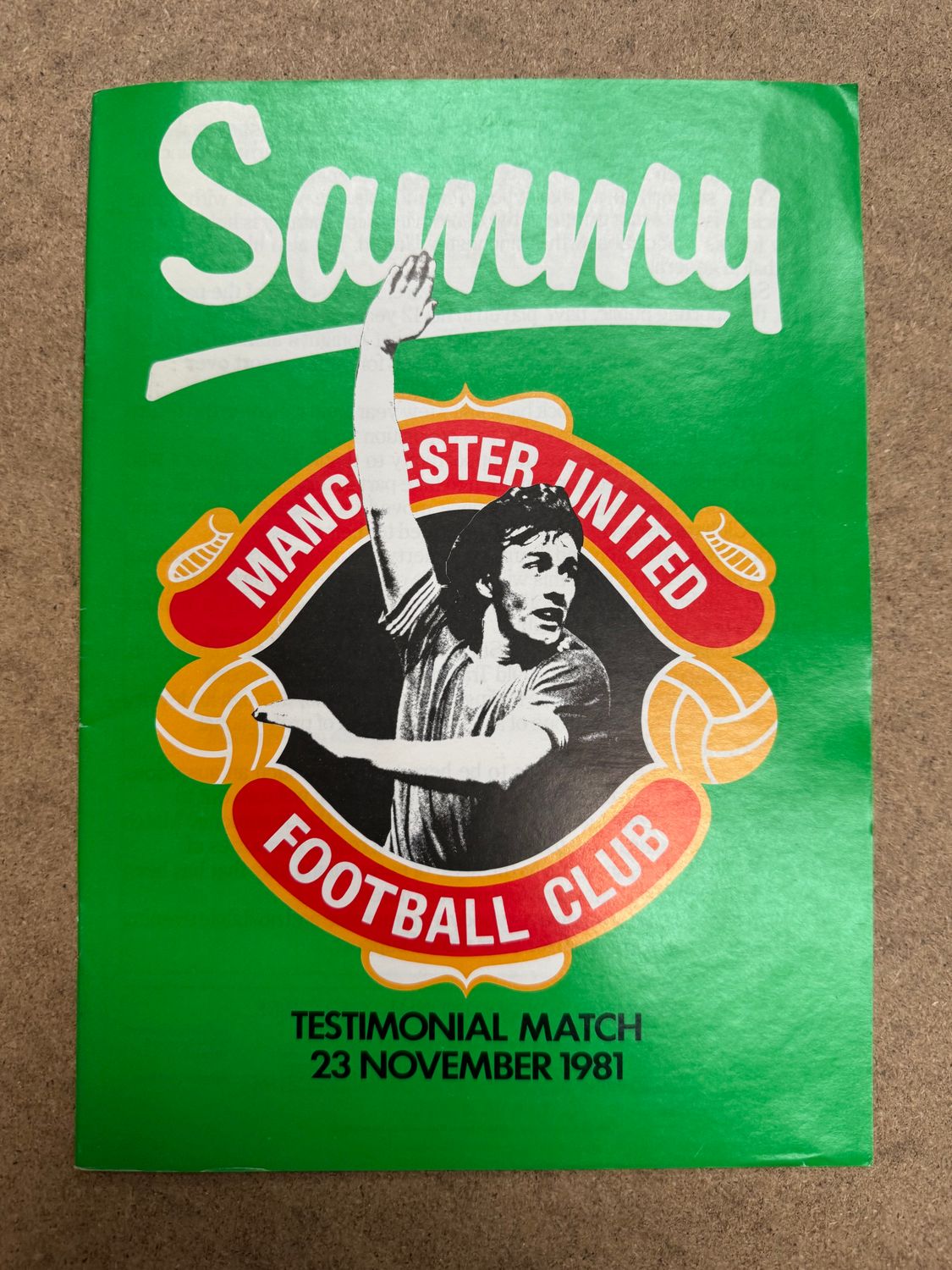 Manchester United - Sammy McIlroy Tesimonial - 23/11/81
