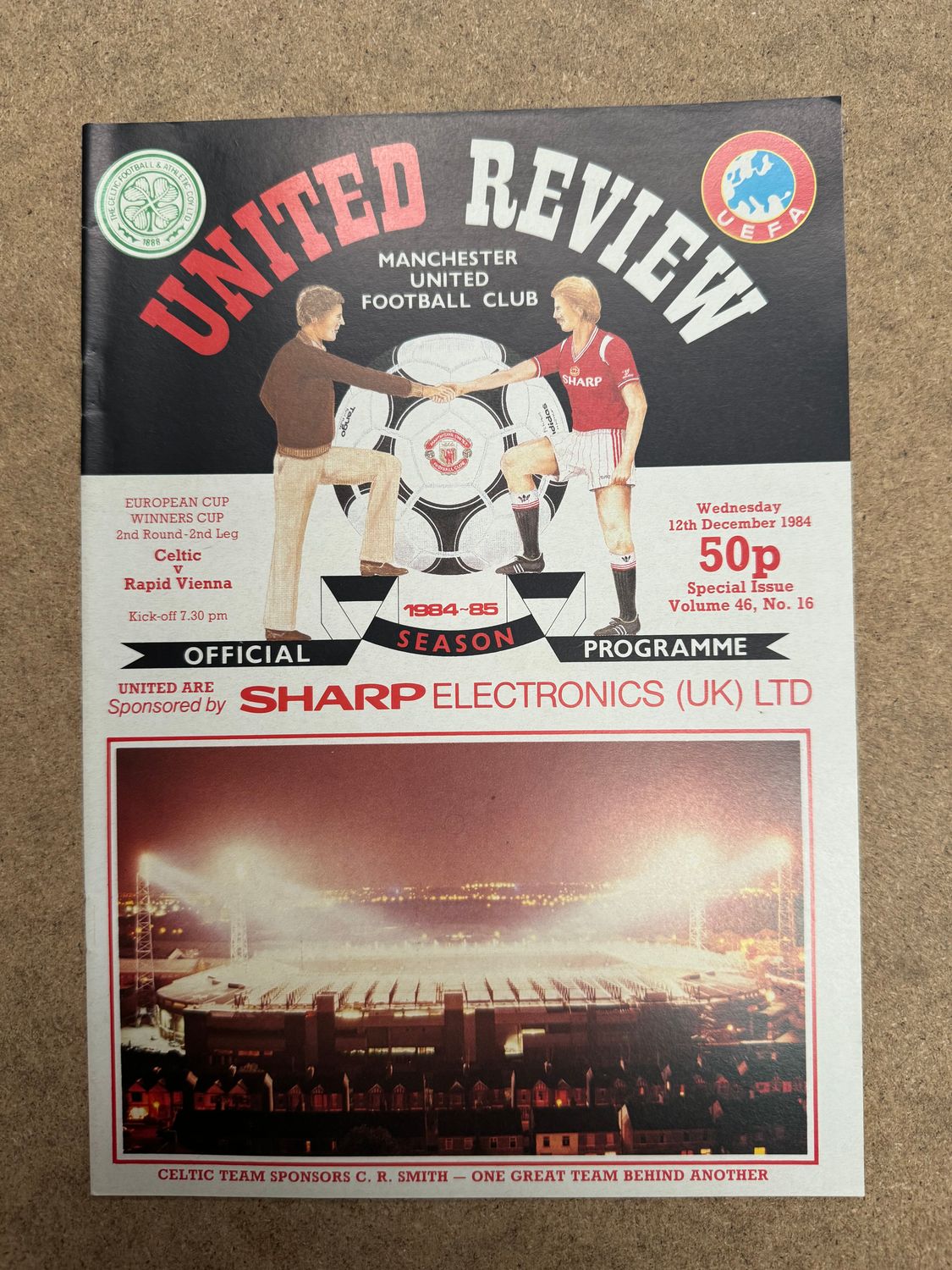 Celtic v Rapid Vienna - 12/12/84