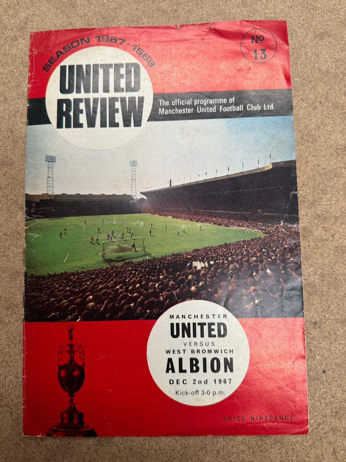 Manchester United v WBA - 2/12/67