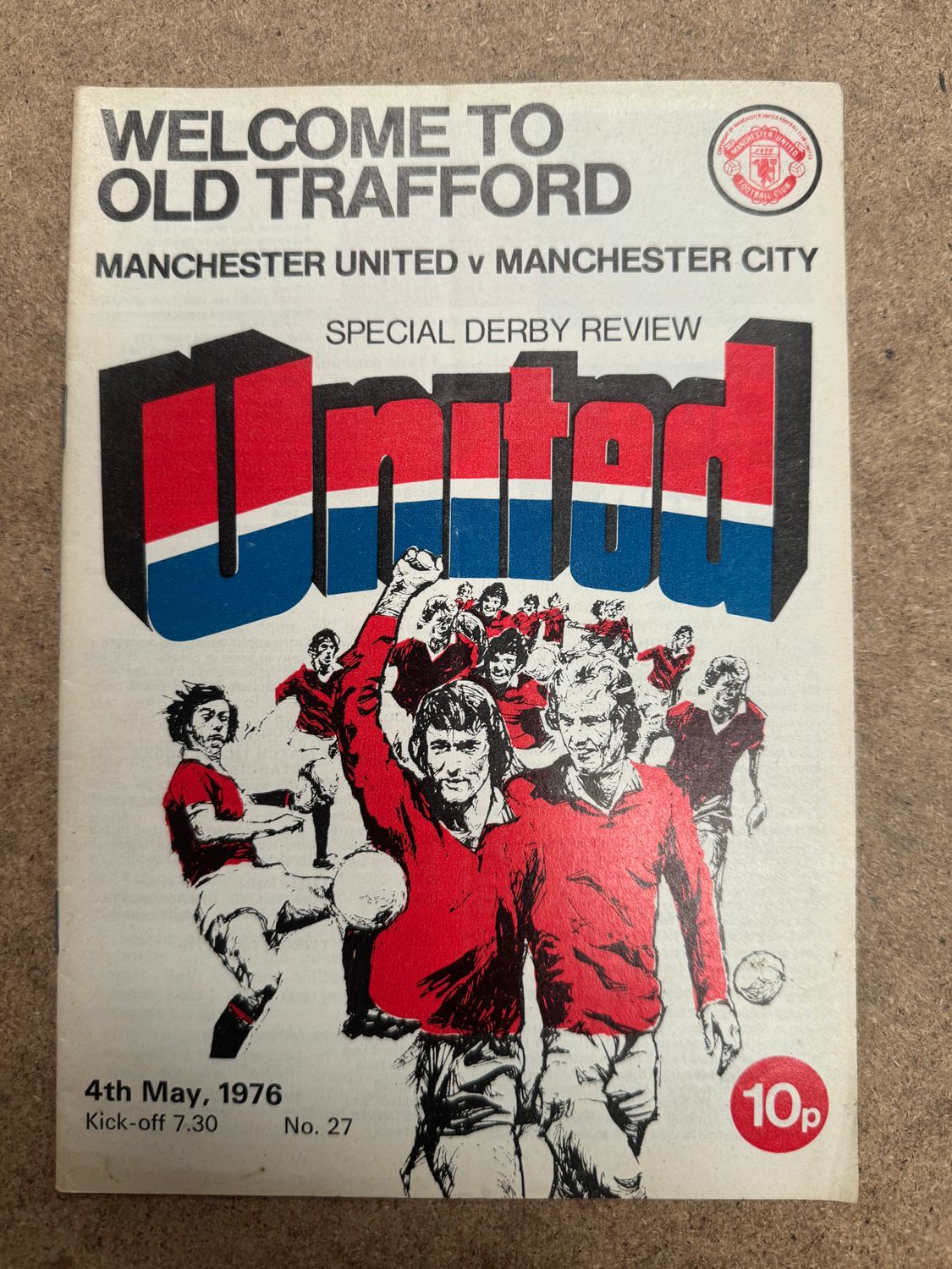Manchester United v Manchester City - 4/5/76