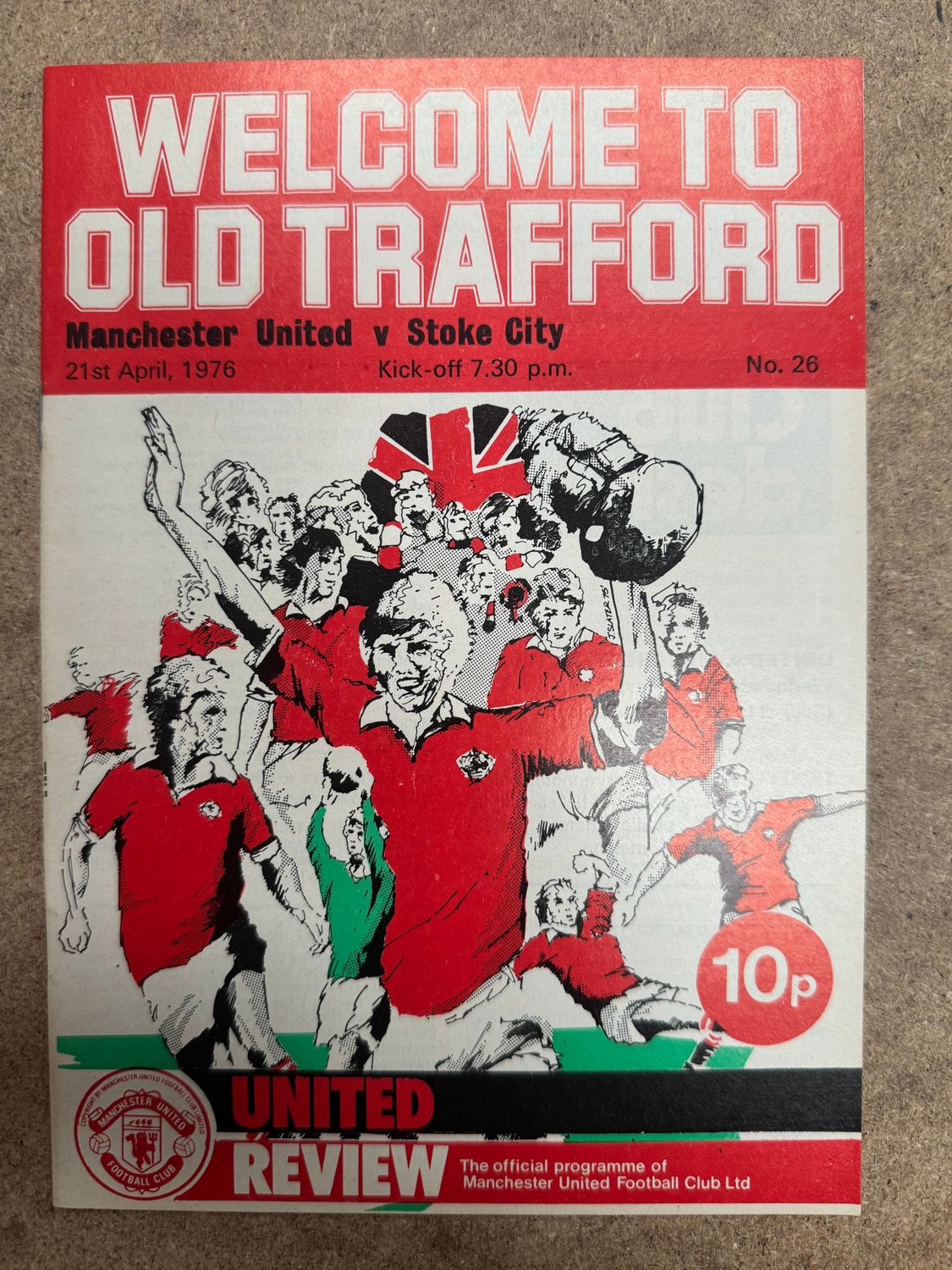 Manchester United v Stoke City - 21/4/76