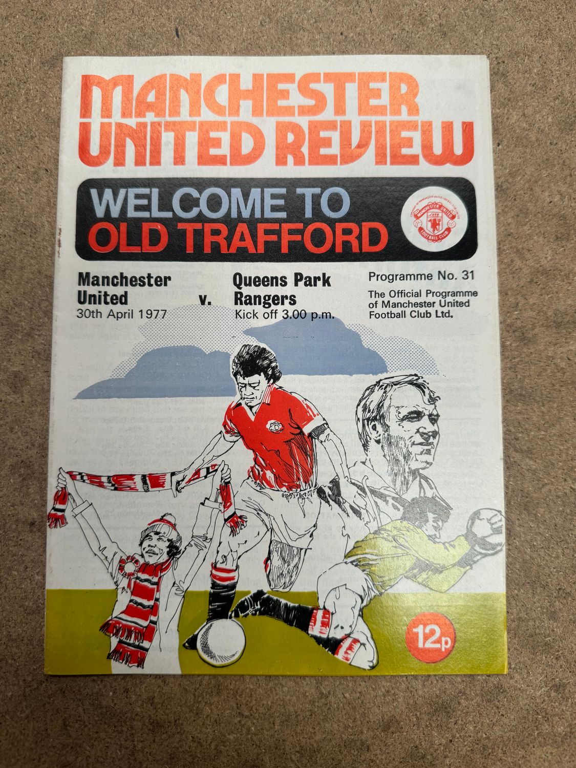 Manchester United v QPR - 30/4/77
