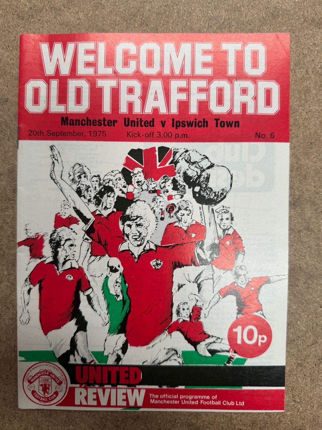 Manchester United v Ipswich Town - 20/9/75