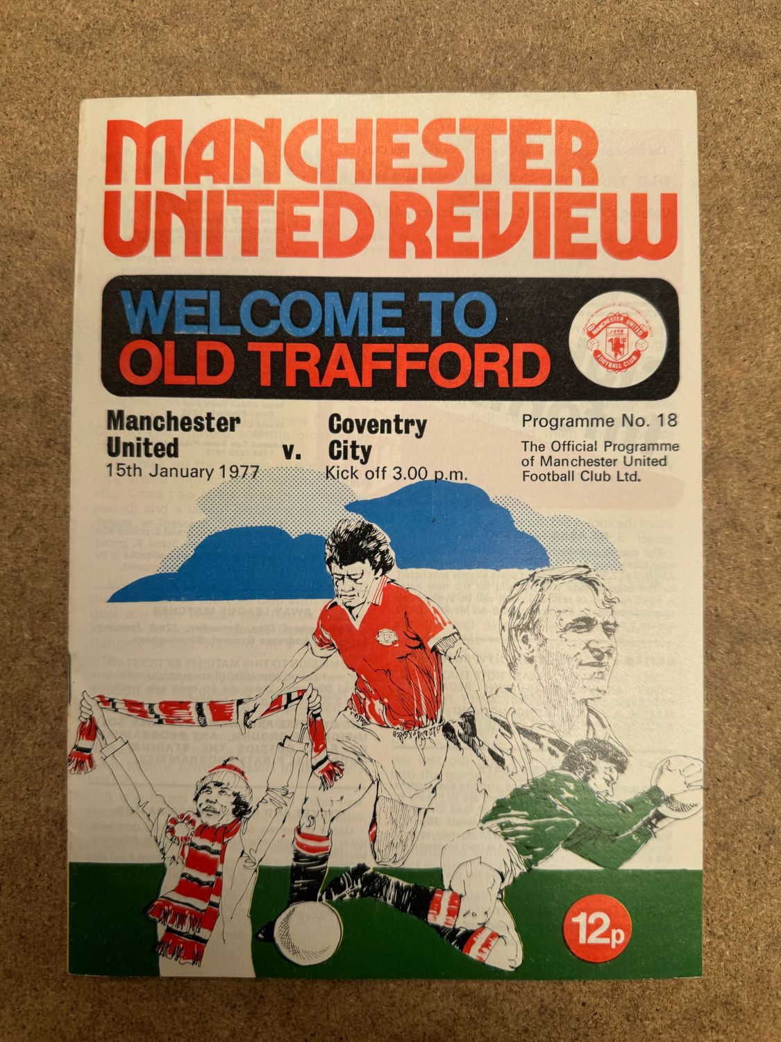 Manchester United v Coventry City - 15/1/77
