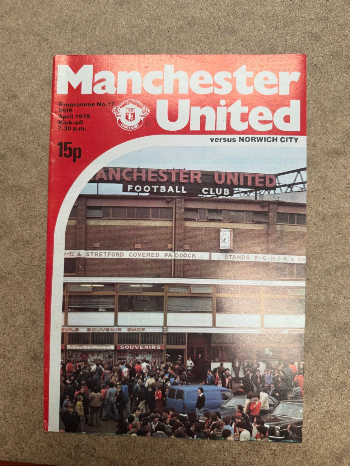 Manchester United v Norwich City - 25/4/79