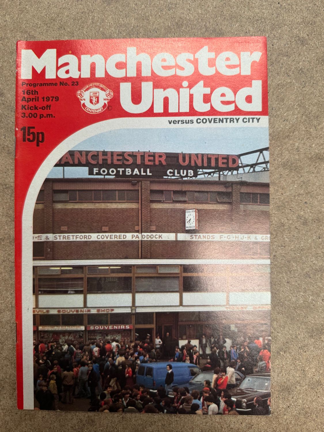 Manchester United v Coventry City - 16/4/79