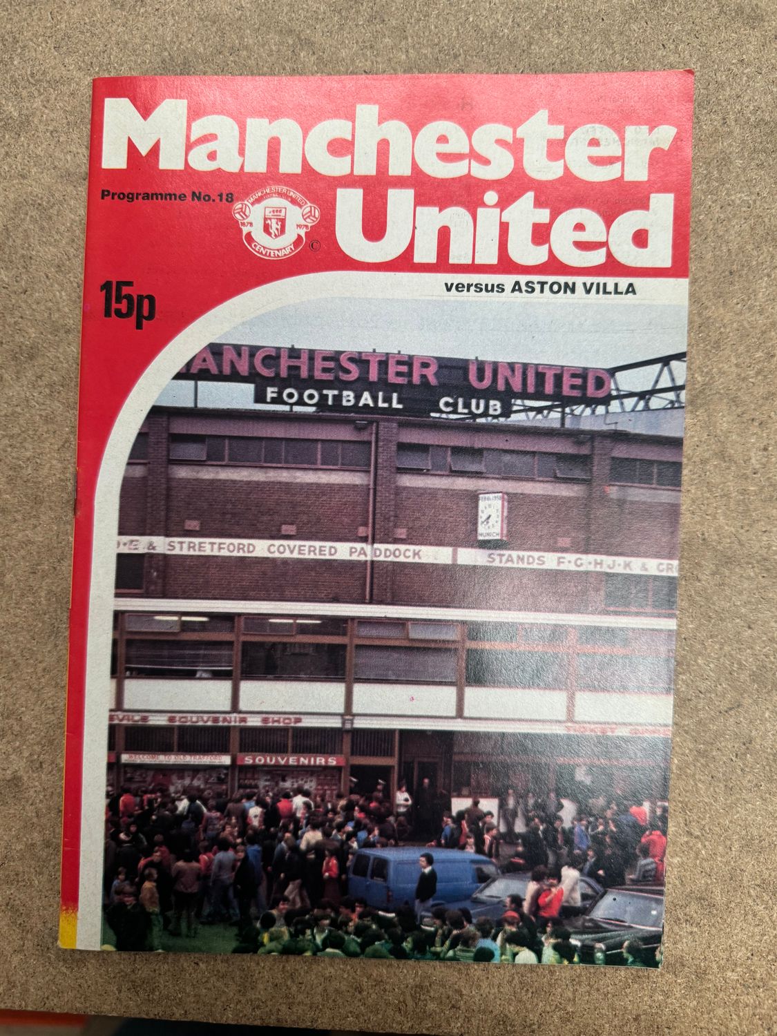 Manchester United v Aston Villa - 24/2/79