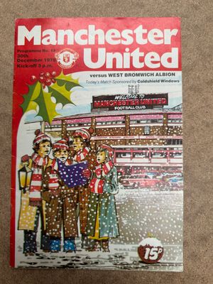 Manchester United v WBA - 30/12/78 Manchester United v WBA - 30/12/78