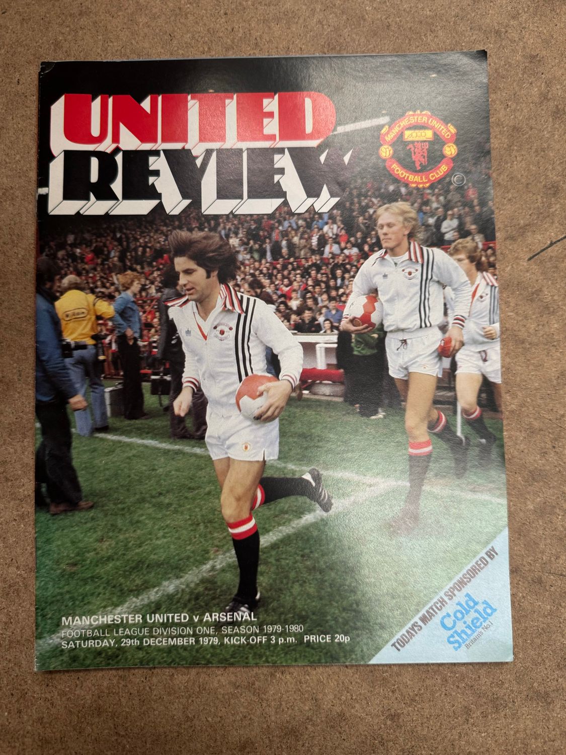 Manchester United v Arsenal - 29/12/79