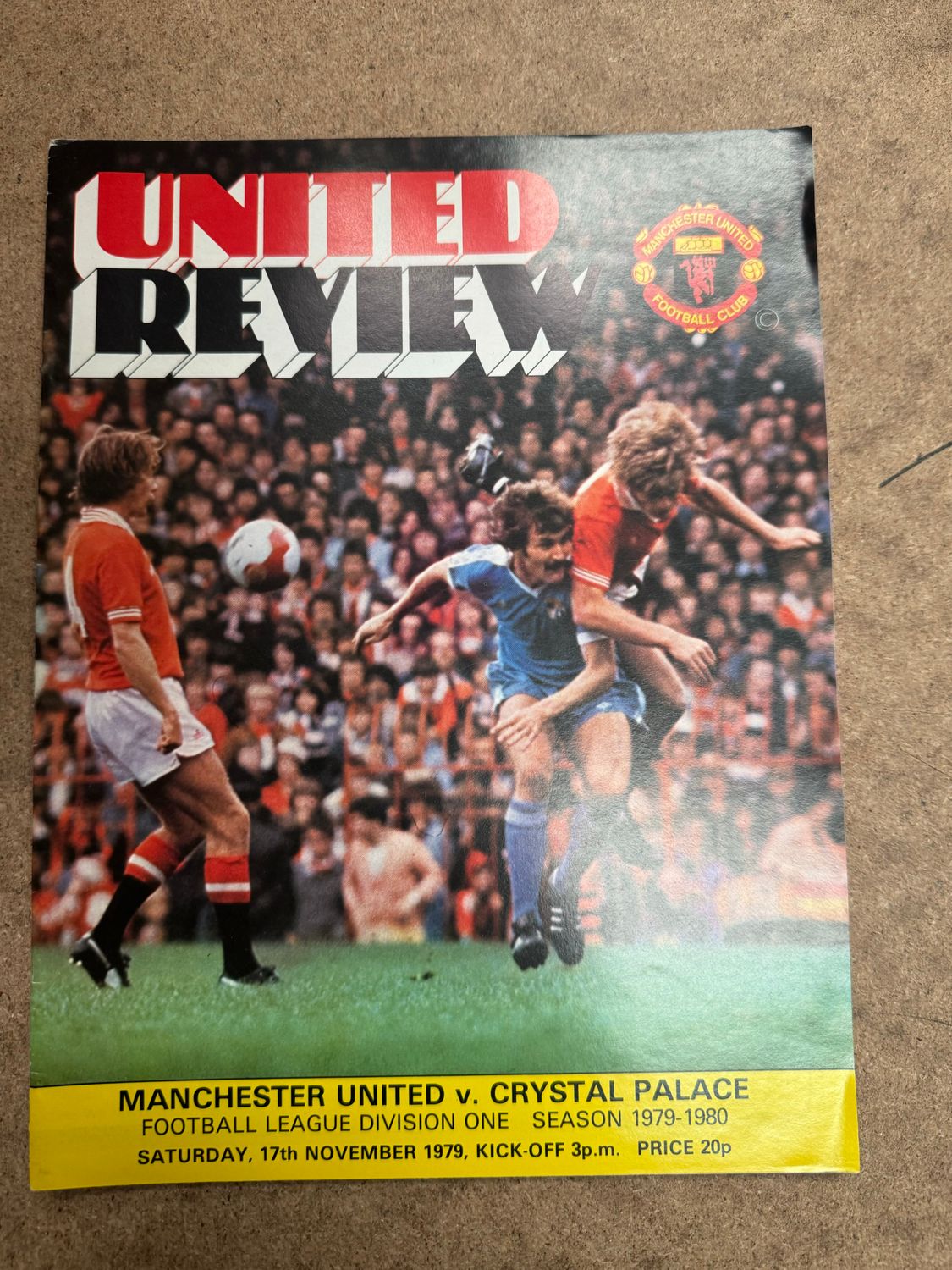 Manchester United v Crystal Palace - 17/11/79