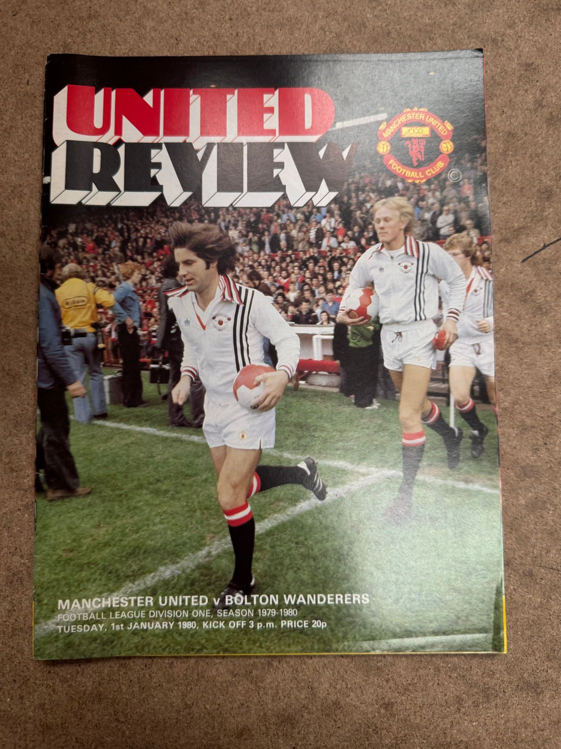 Manchester United v Bolton Wanderers - 1/1/80