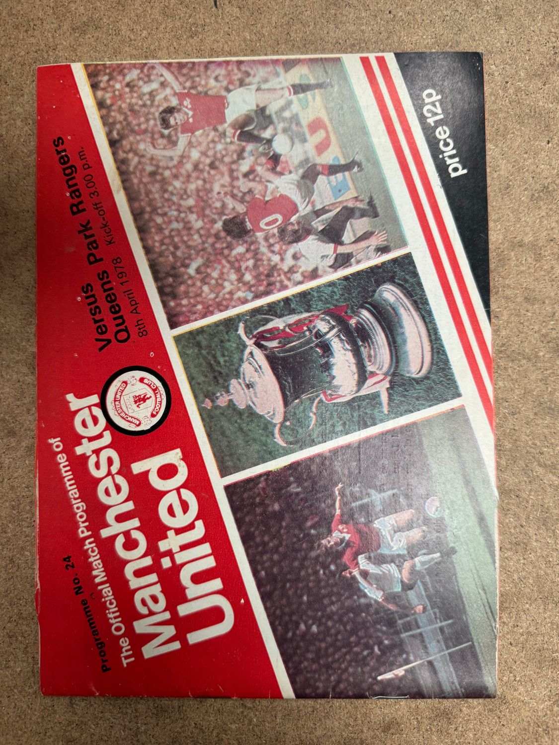 Manchester United v QPR - 8/4/78