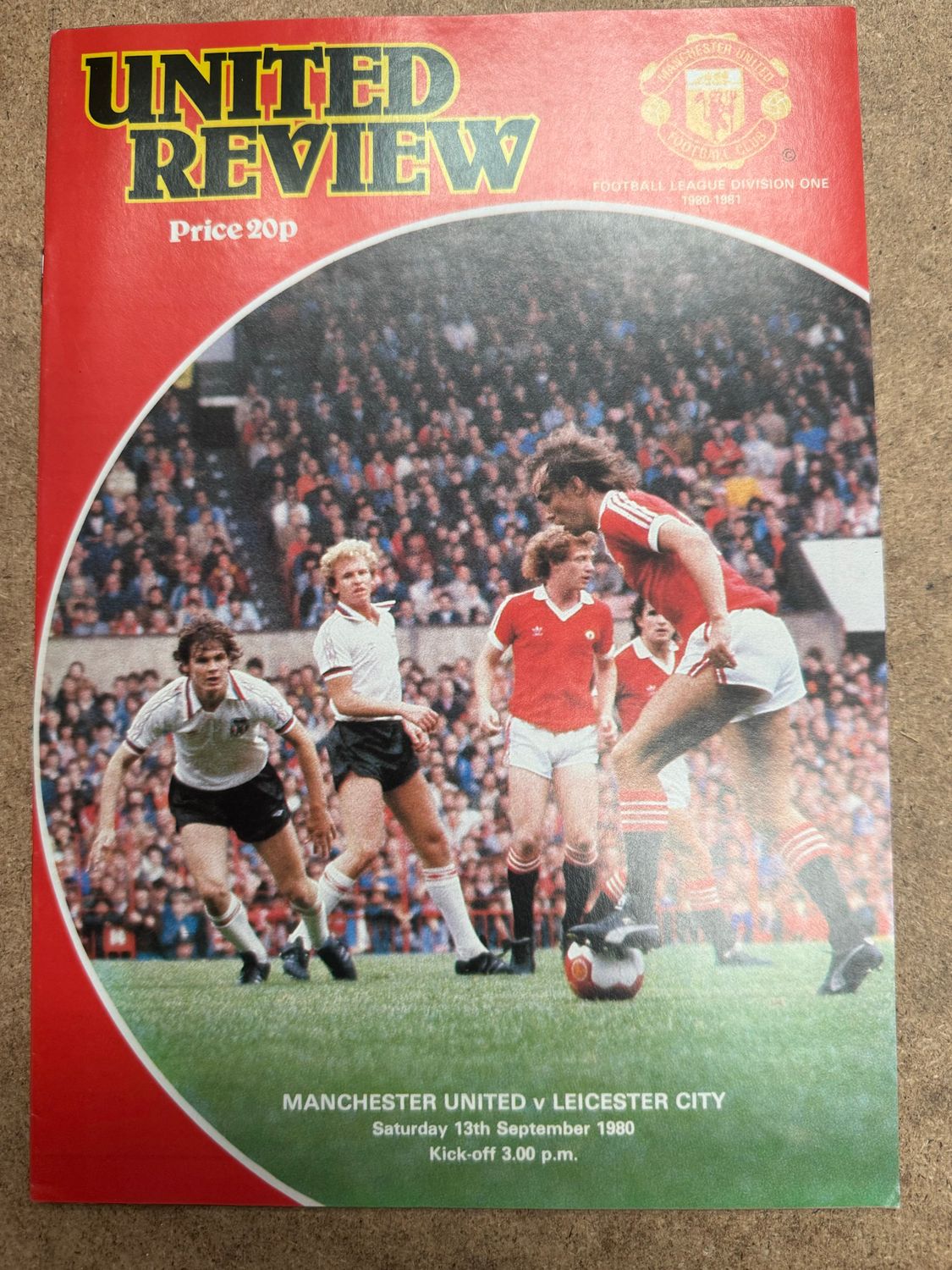 Manchester United v Leicester City - 13/9/80