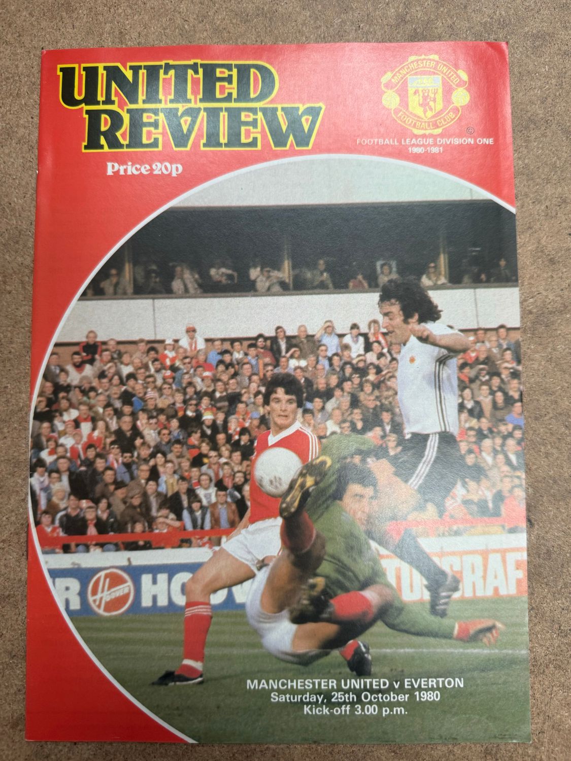 Manchester United v Everton - 25/10/80
