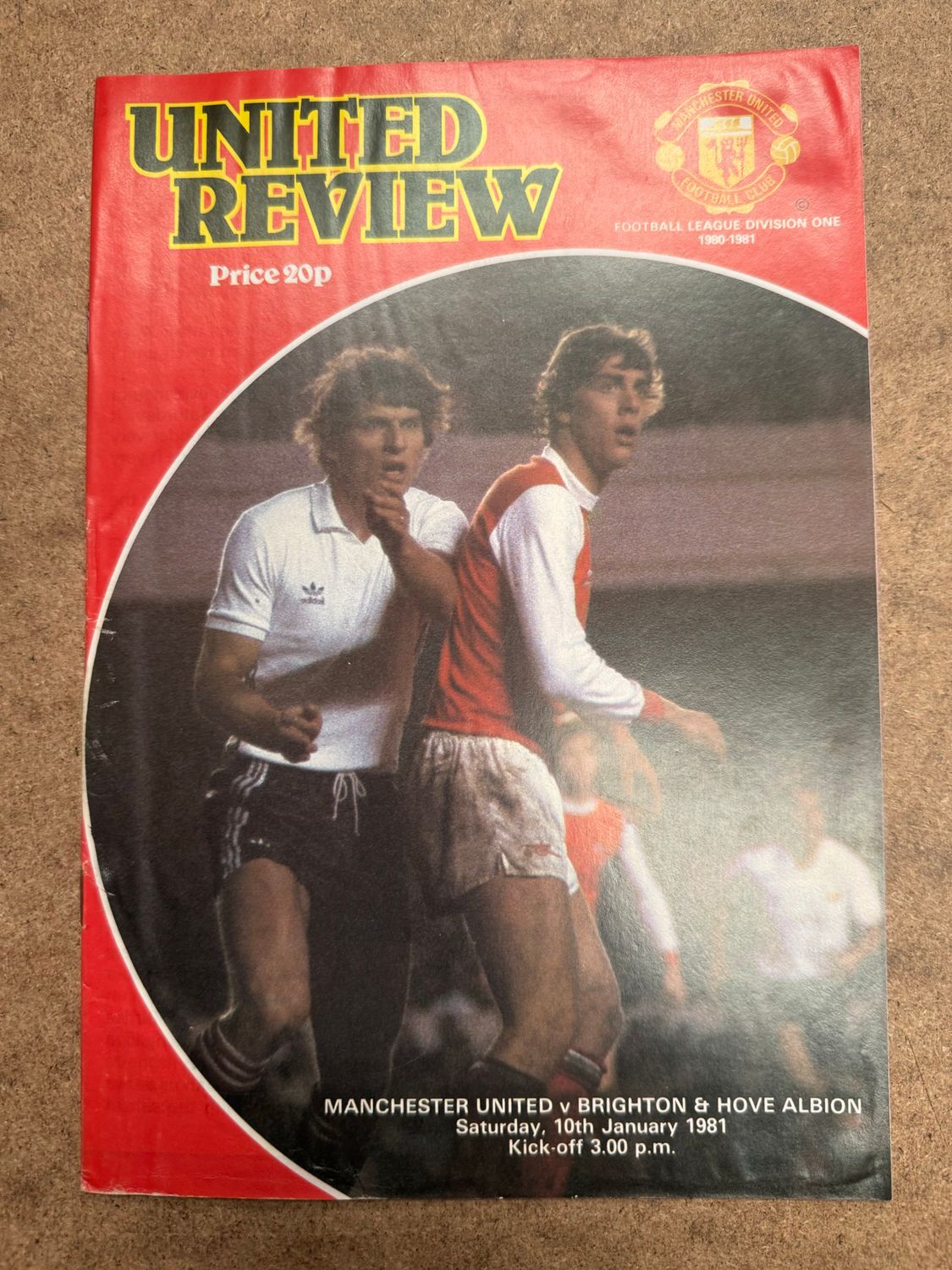 Manchester United v Brighton - 10/1/81