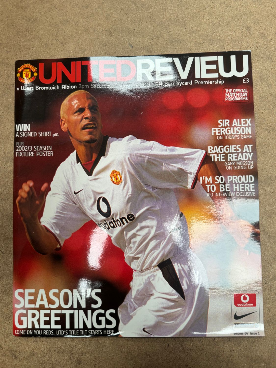 Manchester United v WBA - 17/8/02