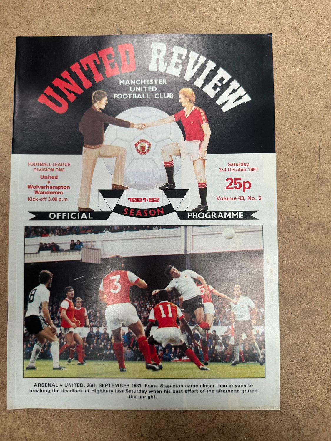 Manchester United v Wolves - 3/10/81
