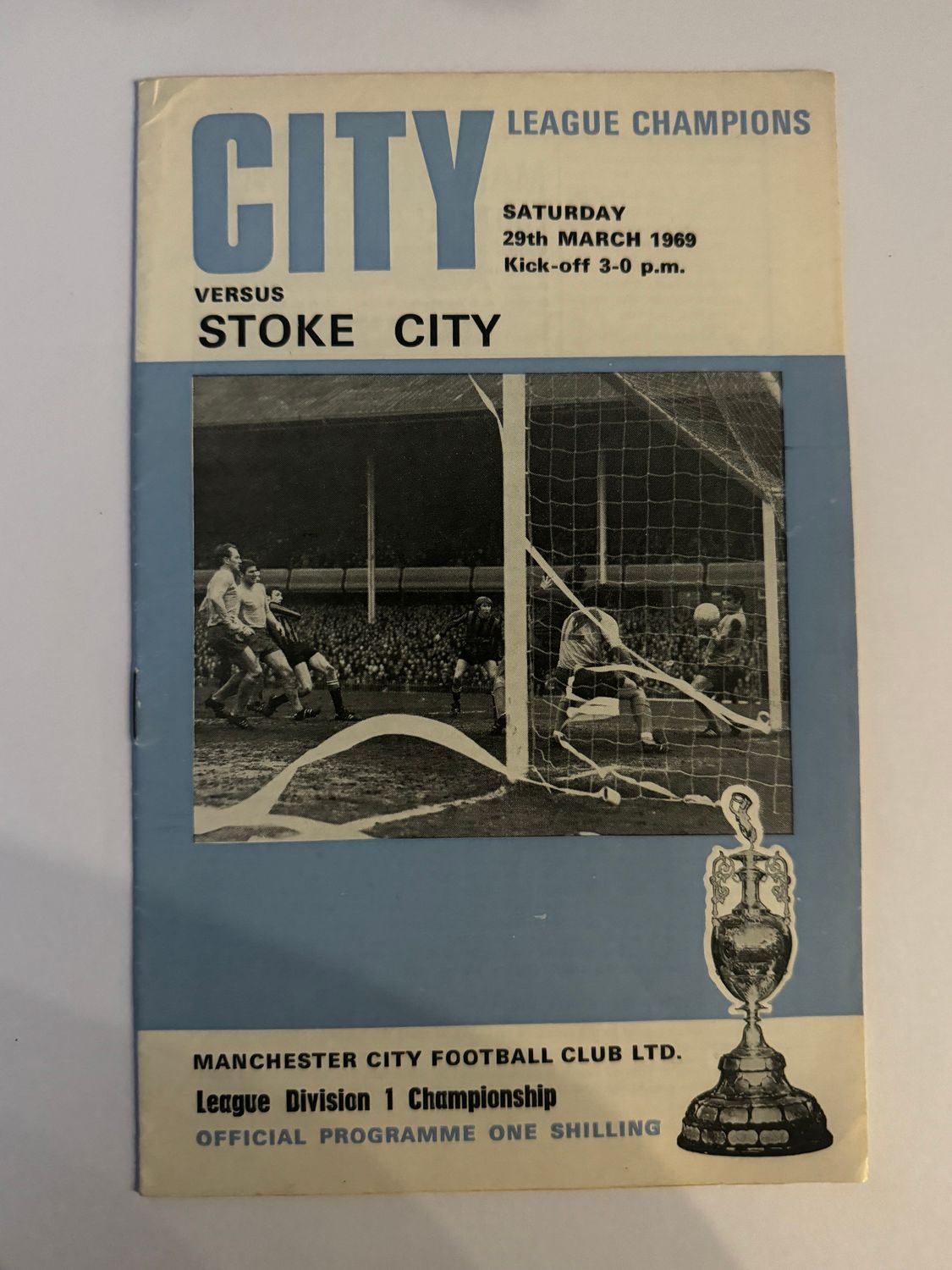Manchester City v Stoke City - 29/3/69