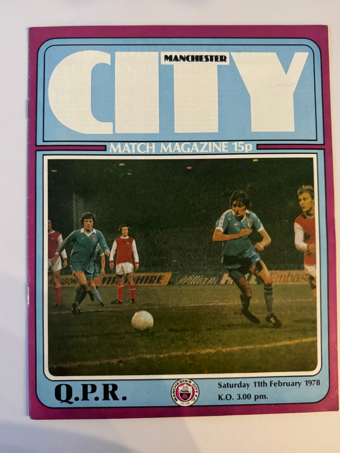 Manchester City v QPR - 11/2/78