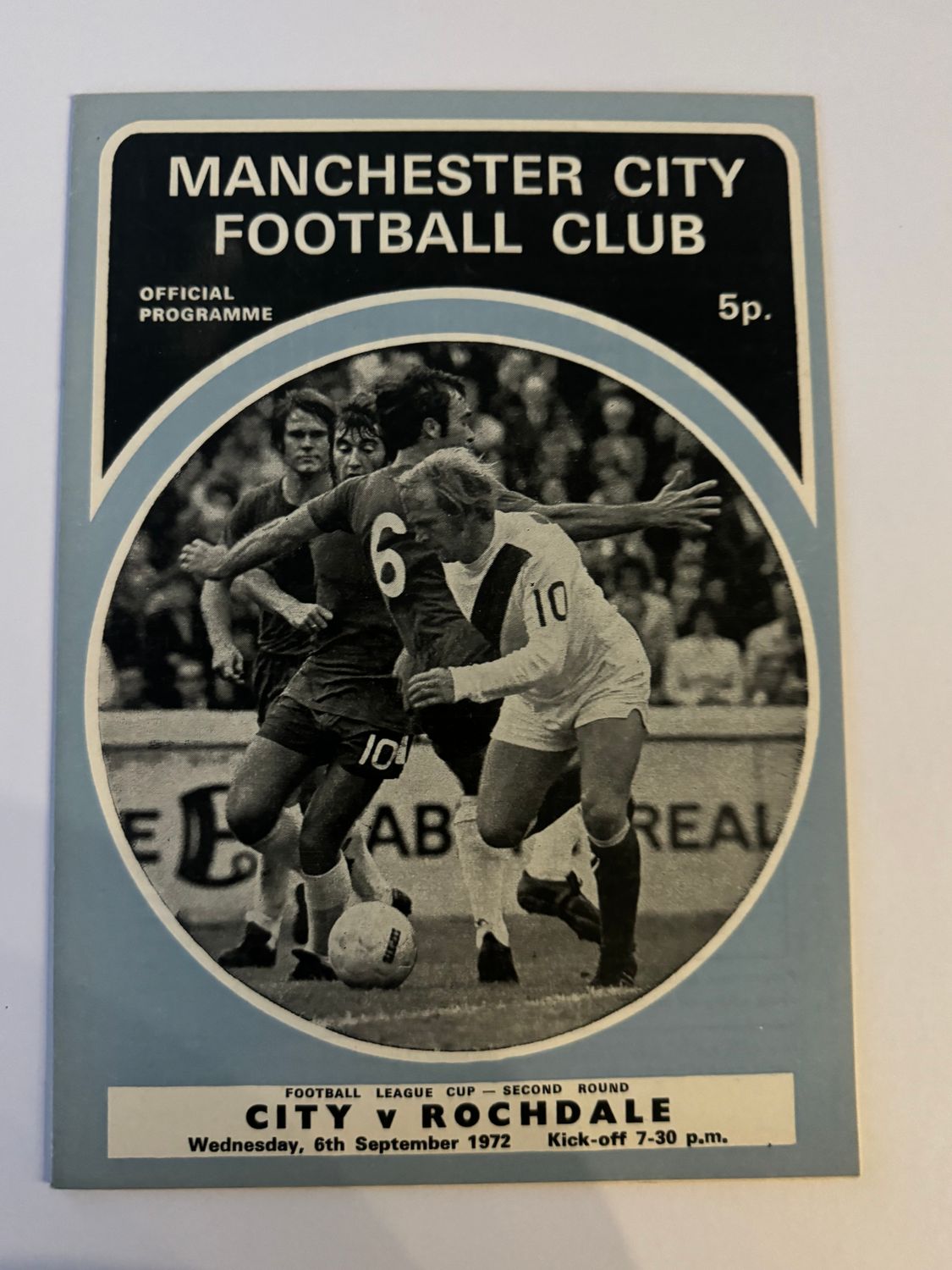 Manchester City v Rochdale - 6/9/72
