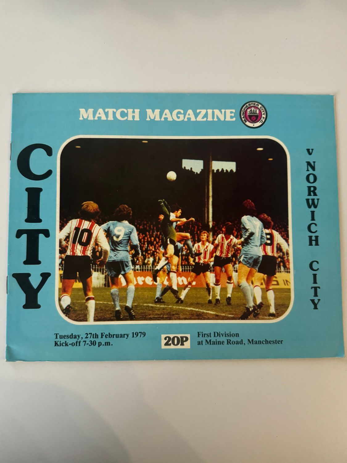 Manchester City v Norwich City - 27/2/79