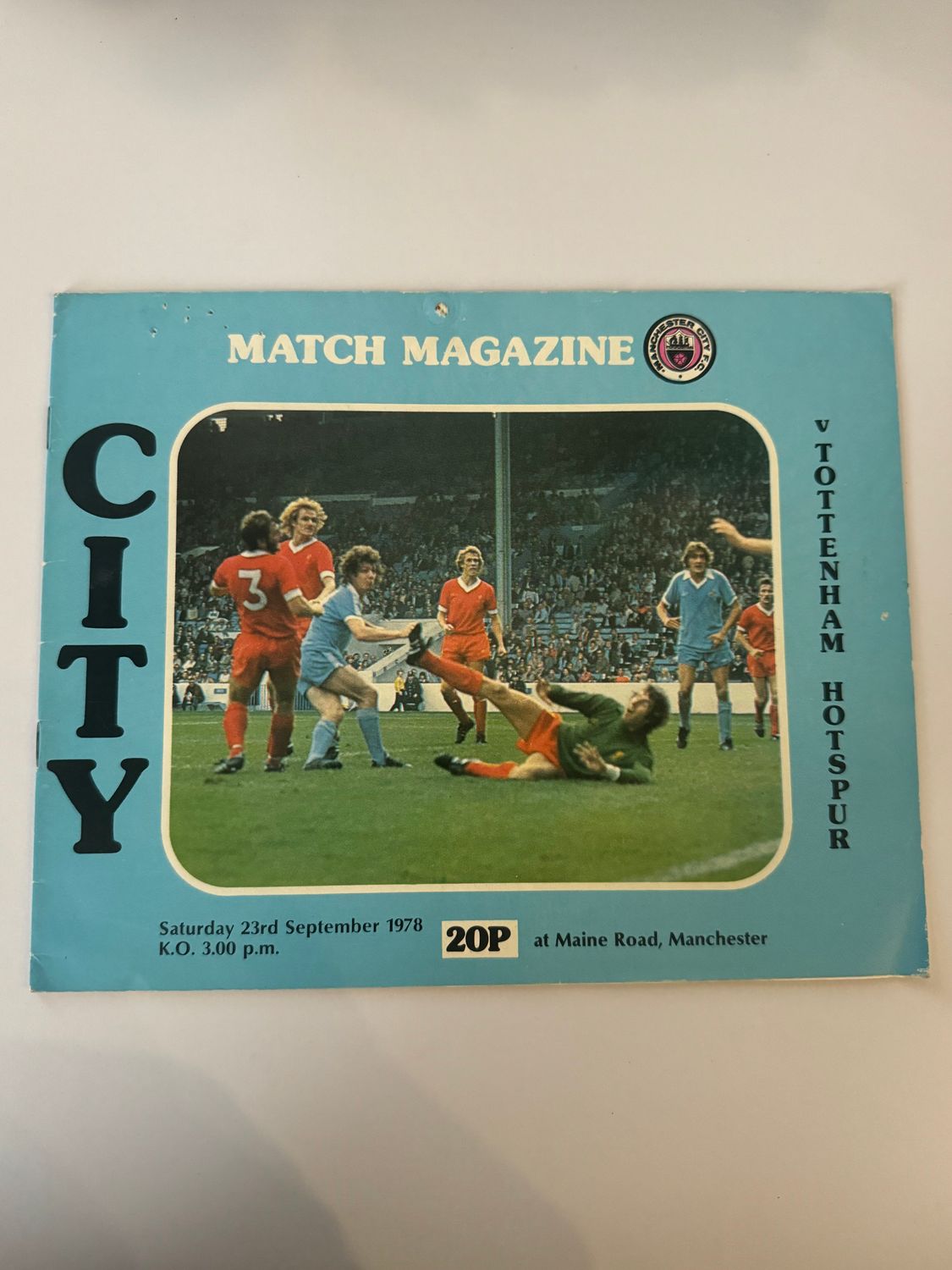 Manchester City v Tottenham Hotspur - 23/9/78