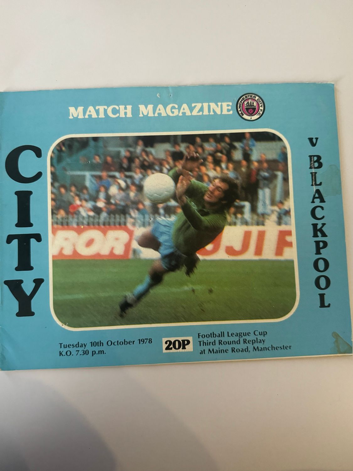 Manchester City v Blackpool - 10/10/78