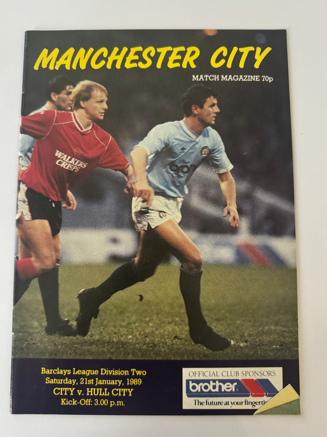 Manchester City v  Hull City - 21/1/89