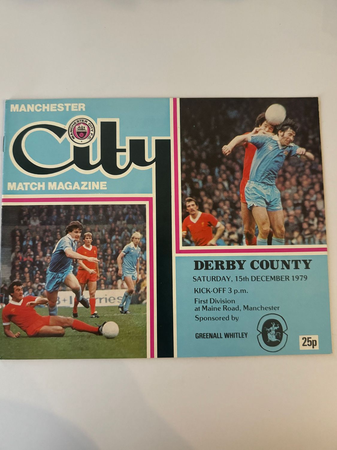 Manchester City v  Derby County - 15/12/79