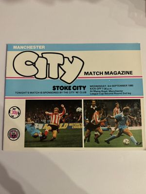 Manchester City v Stoke City - 3/9/80
