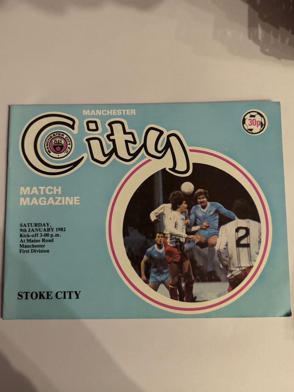 Manchester City v Stoke City - 9/1/82