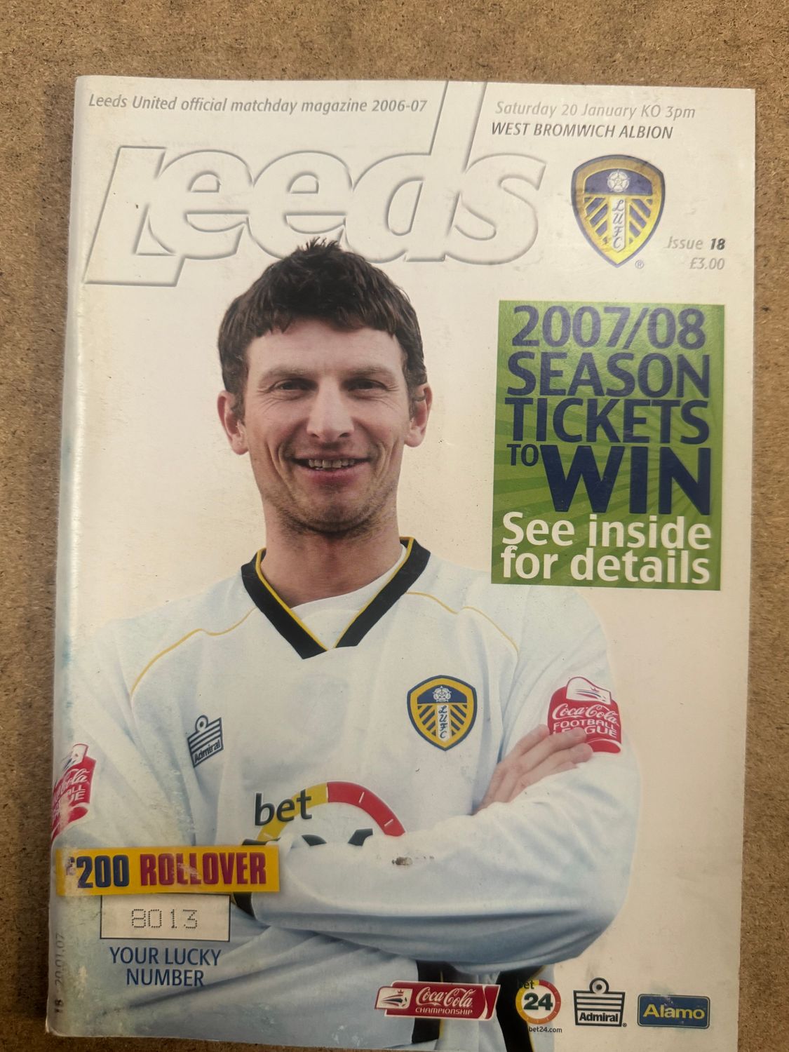 Leeds United v WBA  - 20/1/07