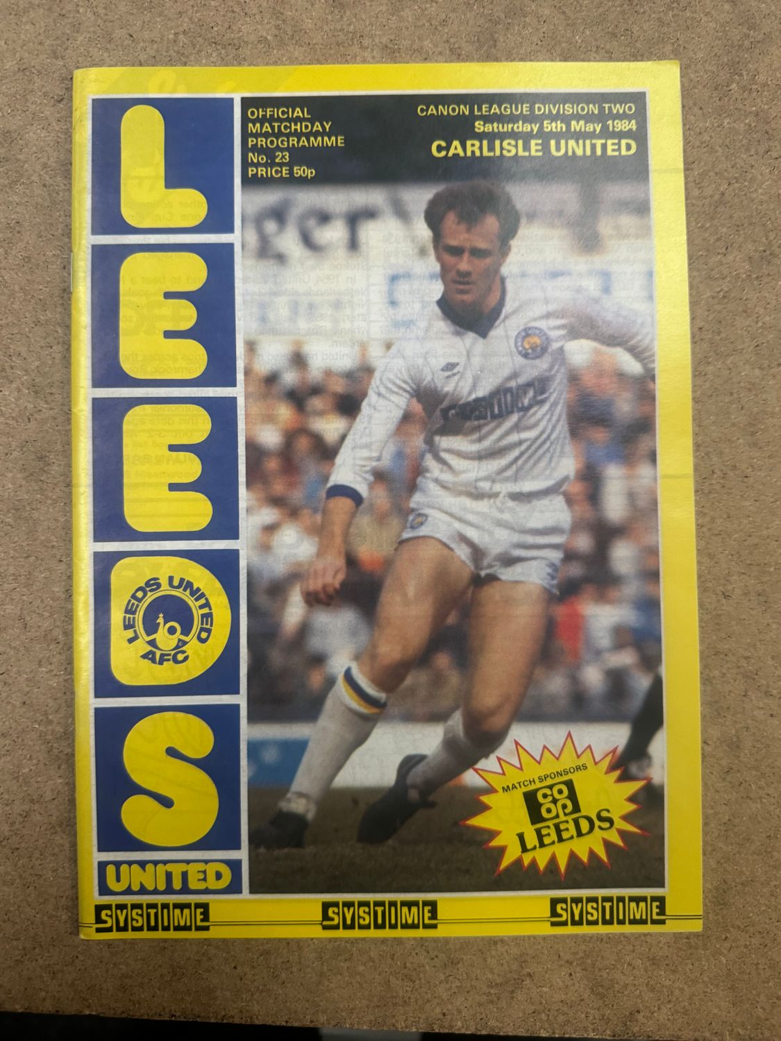 Leeds United v Carlisle United  - 5/5/84