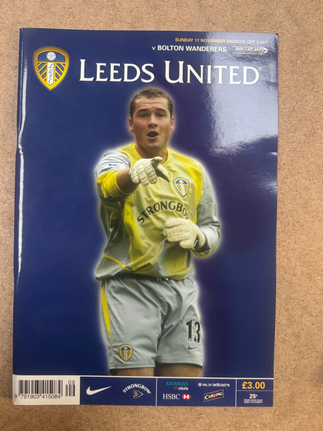 Leeds United v Bolton Wanderers  - 17/11/02