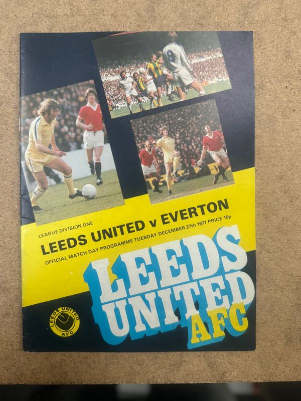 Leeds United v Everton  - 27/12/77
